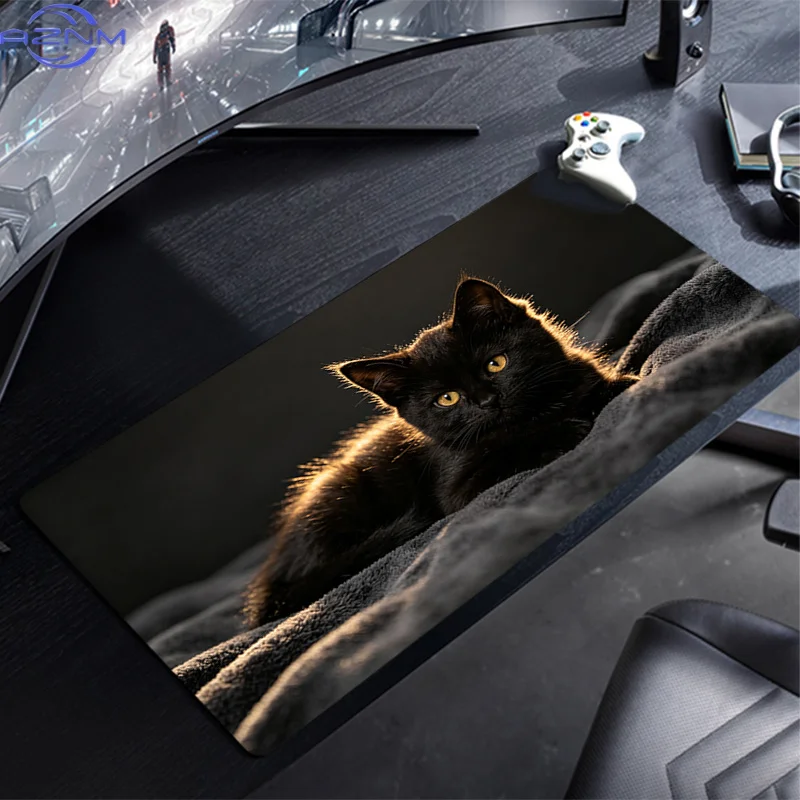 Mouse pad cute cat Professional E-sports gamers speed durable pc Gaming Rubber keyboard notbook desk mat mousepad