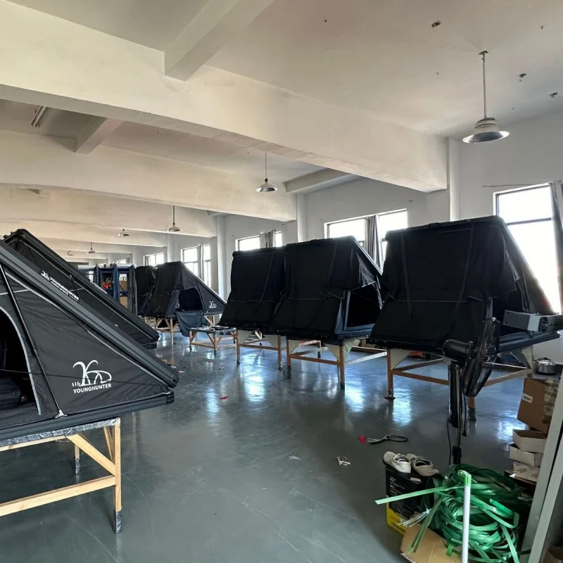 Triangular aluminum alloy sunshade roof tent outdoor camping, RV travel, rainproof and thickened camping