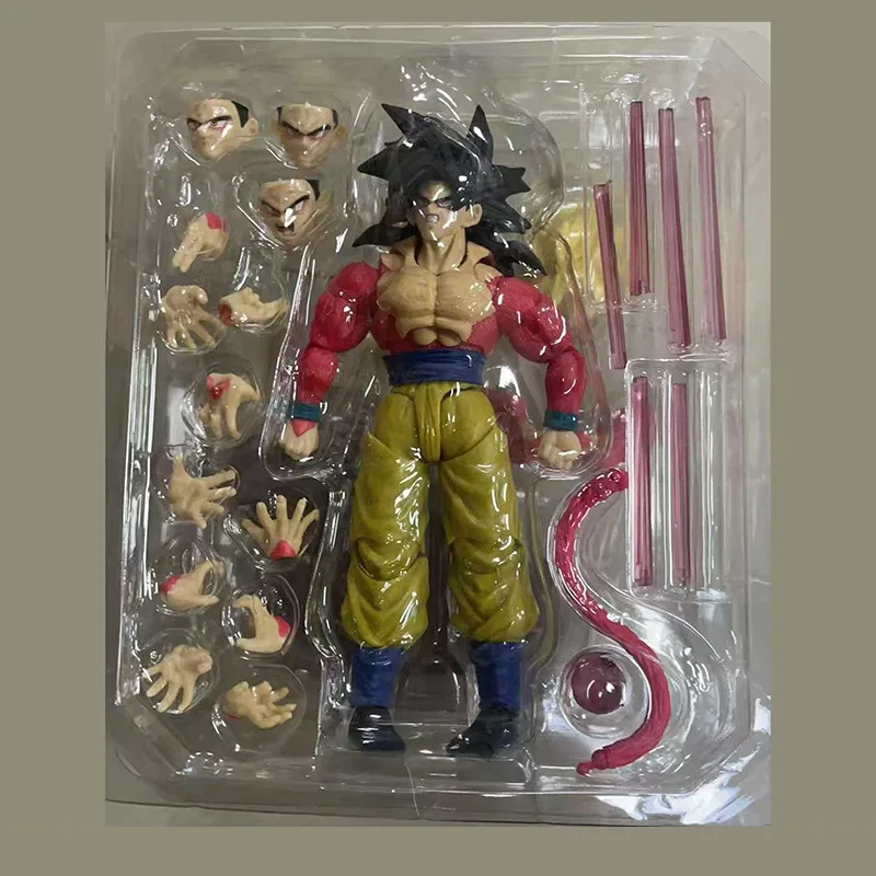 

bandai SHF Dragon Ball, Super Saiyan GT Sun Wukong, movable doll, Super Four Wukong 2nd generation, boxed figure.