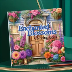 1pc Art Coloring Book Original Upgraded Paper 70g/sqm 22pcs Single Pages Coloring Books Gift For Holiday Birthday Party