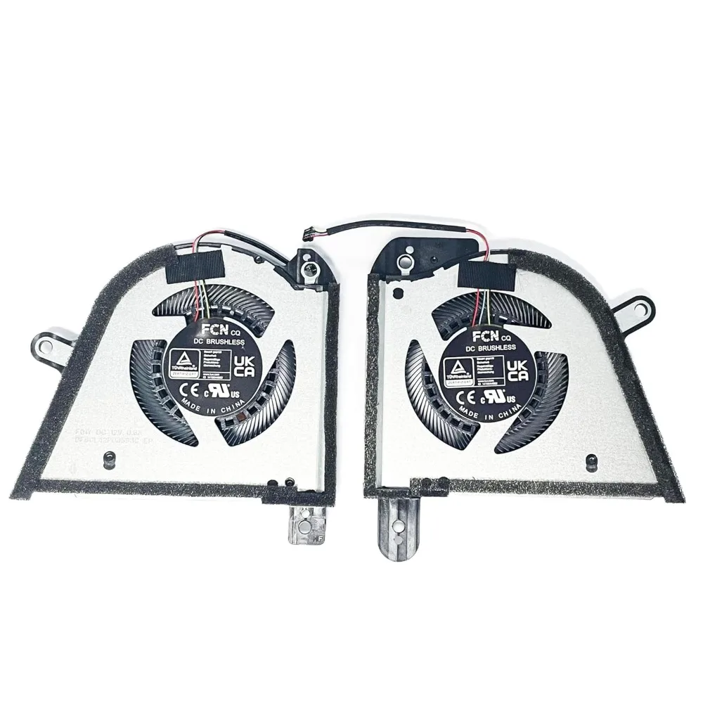 

Вентилятор охлаждения CPU/GPU для ASUS ROG Zephyrus M16 (2023) GU604 GU604VI GU604VZ GU604VY 13NR0BR0T02011 13NR0BR0T03011 12V