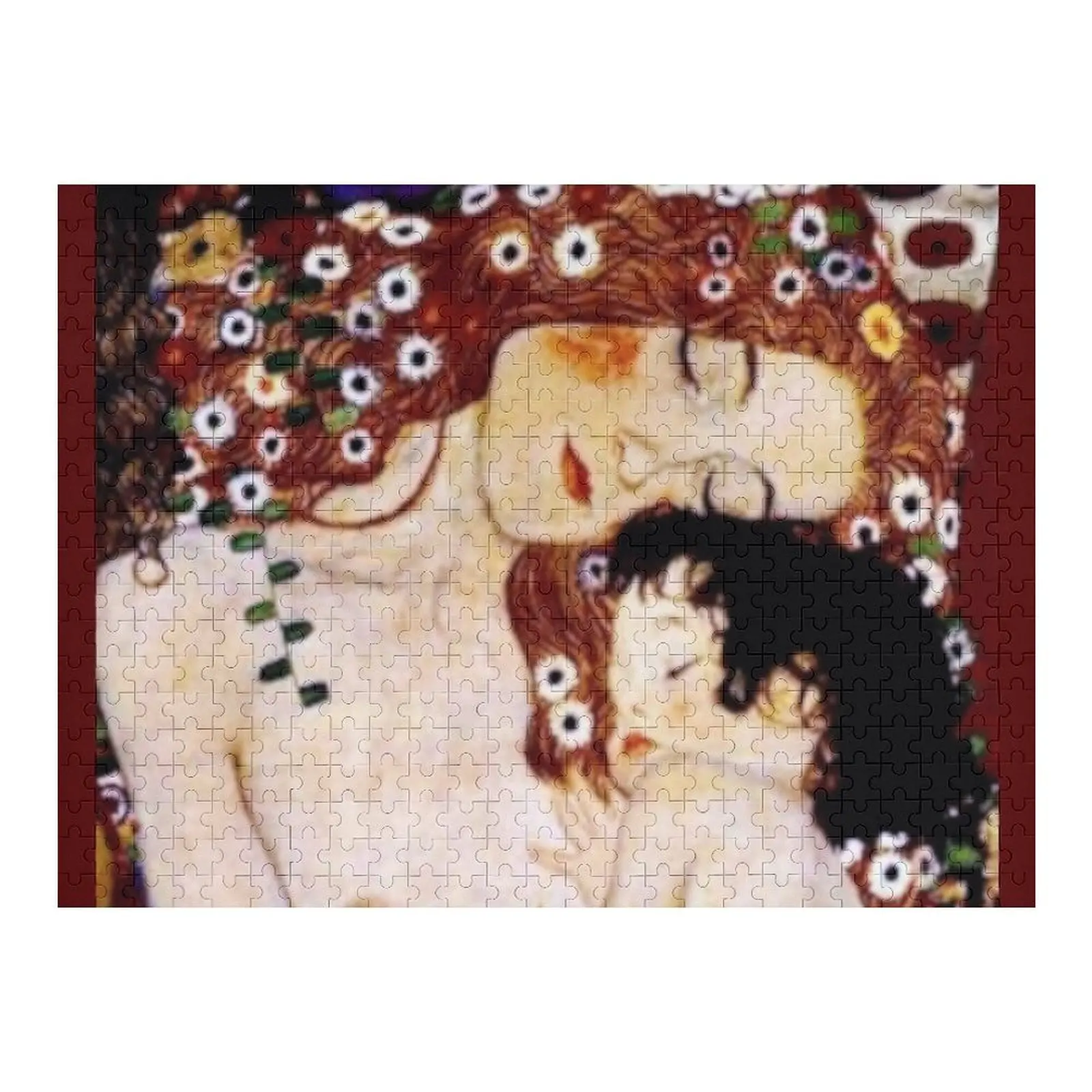 Mother and Child Le tre età (detail) de Gustav Klimt Jigsaw Puzzle Anime Custom Name Child Toy Puzzle