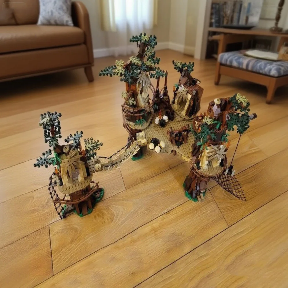 

Строительные блоки MOC Star, совместимые деревенские игрушки-головоломки, набор кирпичей, рождественский подарок плана, Audlt, 1990 шт. ﻿ ﻿ 05047