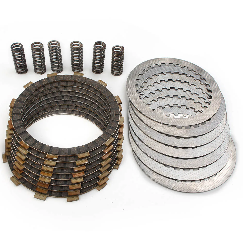 1Set Motorbike Heavy Duty Clutch Kit Disks Discs Springs For Honda CRF450R CRF450X TRX450R TRX450ER