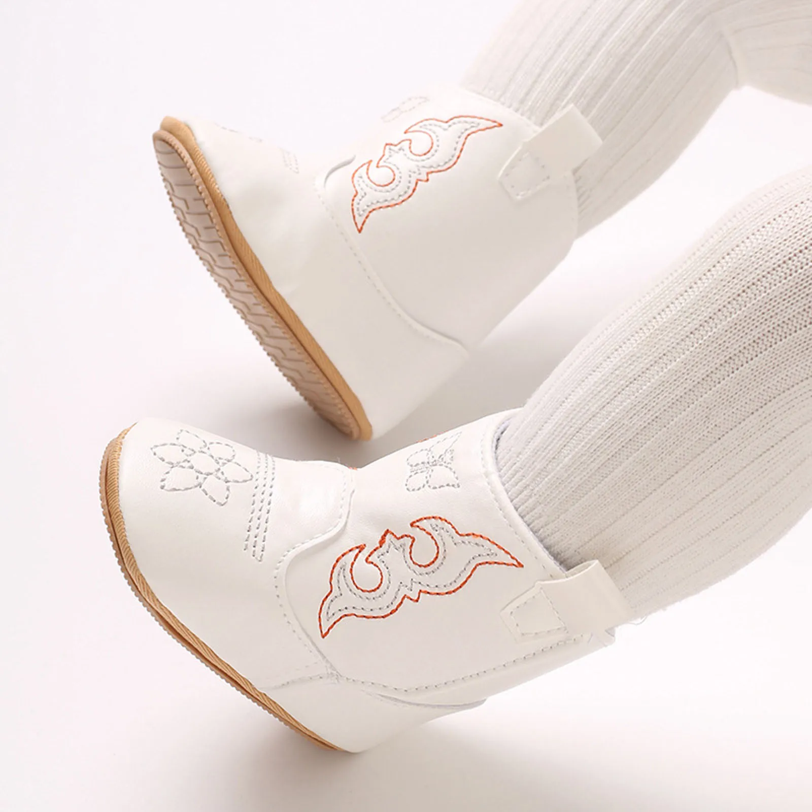 

Baby Booties Newborn Baby Boots Cute Soft Non Slip Sole Fashionable Newborn Walking 12 Month Rain Boots