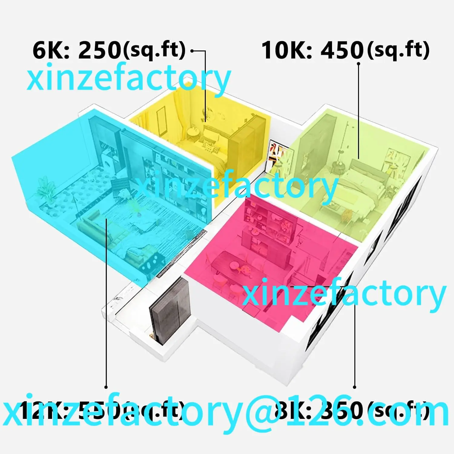 Customizable WiFi Enabled 6,000 BTU Window Air Conditioner,