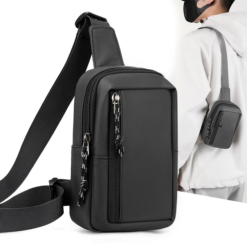 

Small Brand Men Chest Bag Fashion Shoulder Chest Rig Man Sports Crossbody Bags for Male 2025 Mini Body Phone Bag Handbag Travel
