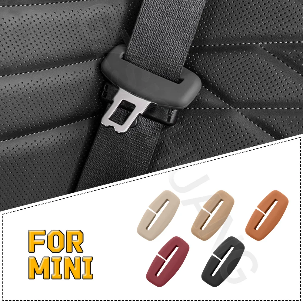 

Car Seat Belt Buckle For Mini Cooper F55 F56 F60 R50 R52 R53 R55 Seat Belt Plug Protective Cover Silicone Interior Accessories