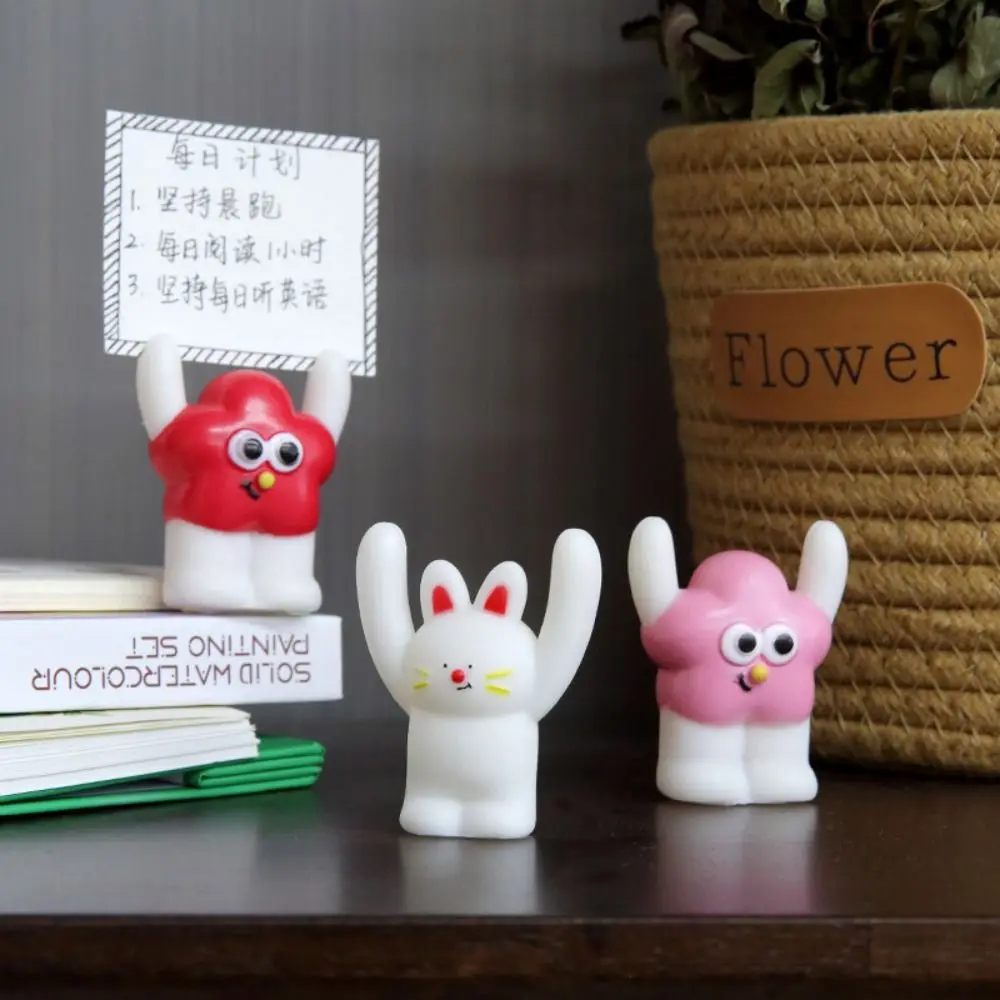 Ins Fruit Message Folder Cartoon Creative Business Card Holder Inspirational Anti-fall Small Animal Desktop Decoration Home