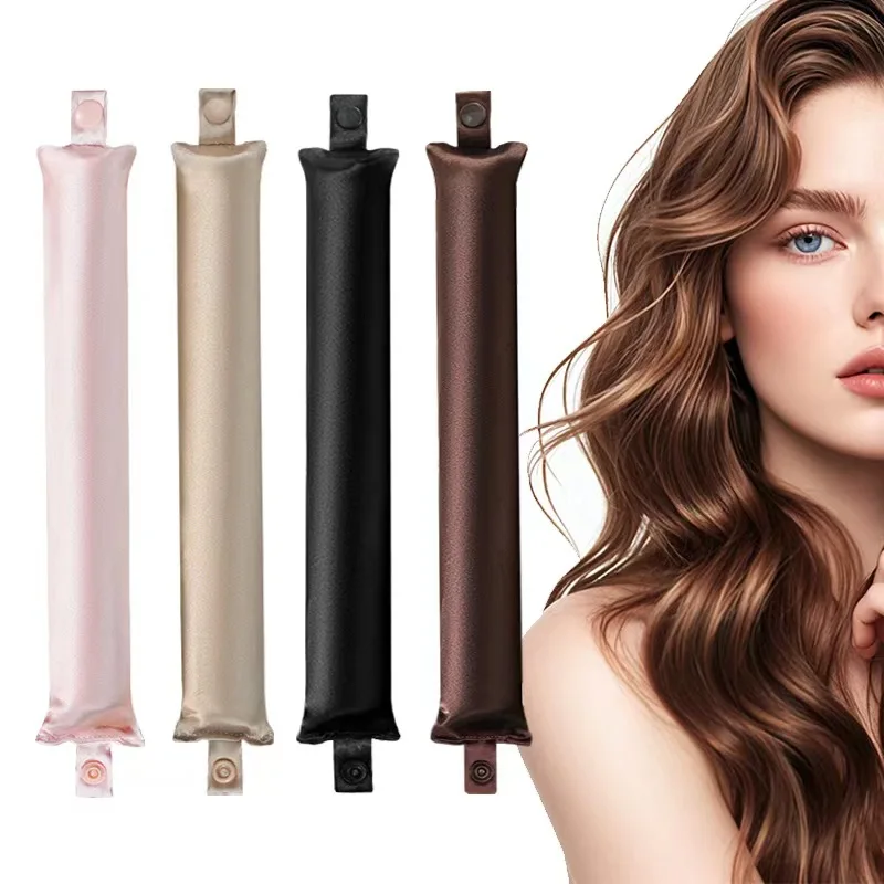 Bigoudi sans chaleur, rouleaux à cheveux sans chaleur, bandeau en satin pour boucler les cheveux, boucles paresseuses, bigoudis doux, tiges flexibles pour dormir, outils de coiffure