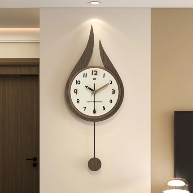 Vintage Wall Clock Household Simple Silent Wall Clocks Nordic  Living Room Clocks Elegant Entrance Hall Home Decoration