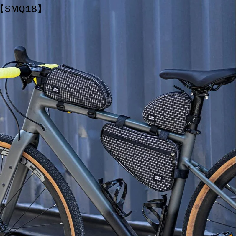 Bicycle Top Tube Frame Bag With Quick Release Straps Easy Access For Road Cycling Mountain Biking Daily Commutes【SMQ】