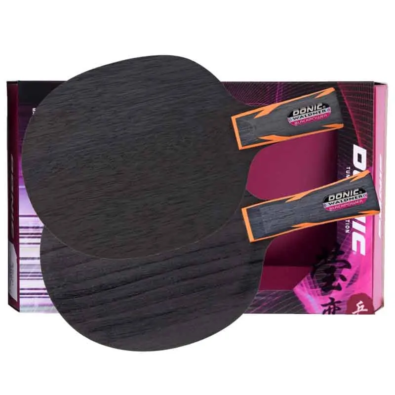 DONIC Waldner black power table tennis blade racket pure wood fast attack with loop made in Germany ping pong racket