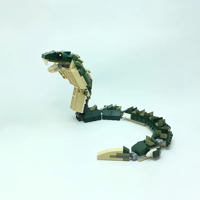 305 قطعة MOC كوبرا الأفعى الخالق 3 1ed نموذج بناء هدايا عيد الميلاد كتل لعبة الهندسة المعمارية تجميع لتقوم بها بنفسك فكرة الإبداعية الطوب