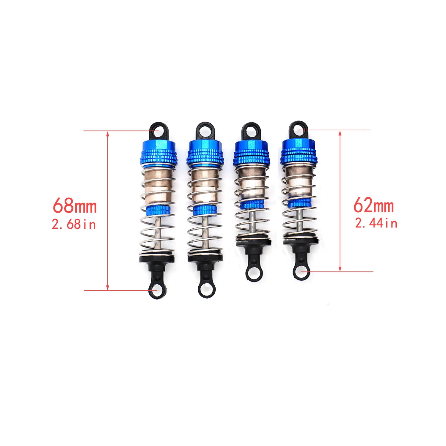 4PCS YSIDO Stoßdämpfer Dämpfer für Wltoys 144001-02 144010 124007 124008 124016 124018 124019 1/12 1/14 RC Off-road Auto Teile – Detail 7