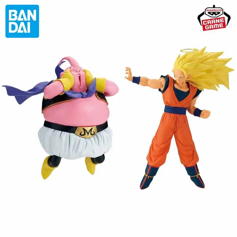

Original BANDAI Banpresto Dragon Ball MATCH MAKERS Majin Buu Goku PVC in stock Anime Figures Action Figure Model Toys Gifts