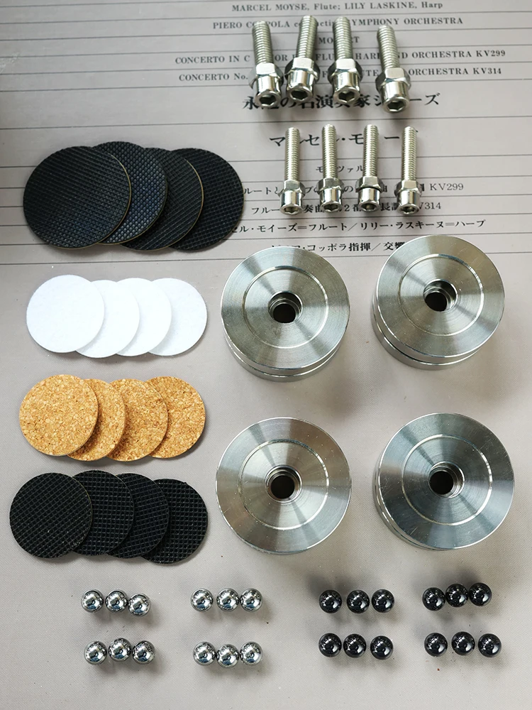 

FE HIFI Audio Speakers Amplifier Chassis Ceramic beads Anti-shock Shock Absorber Foot Pad Feet Pads Vibration Absorption Stands