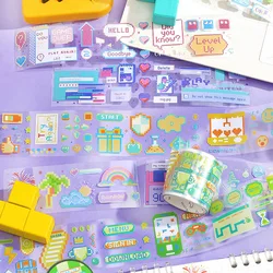 40mm*3m 1roll Kawaii tape Sticker Adhesive Diy Stick Labels Diary Album Scrapbooking material Masking tape