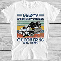 Marty Mcfly Doc Emmett Brown Back To The Future Cult Movie Gift T Shirt 4033