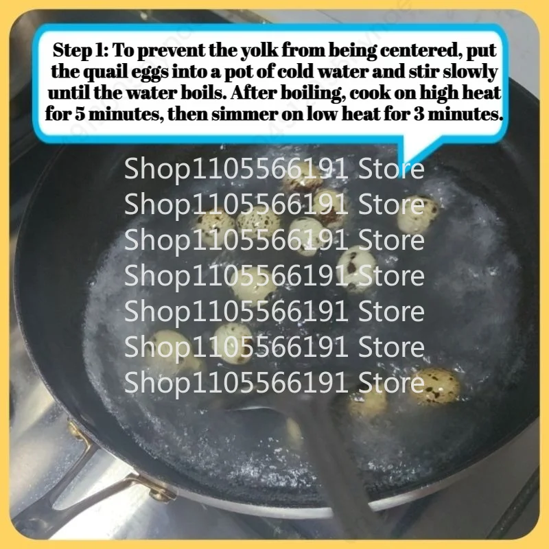 Household semi-automatic quail egg peeling machine, small electric egg peeler