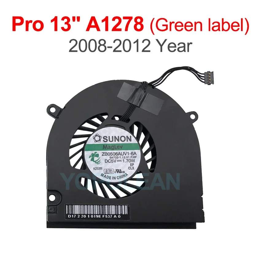 Original Laptop Fan CPU Cooler For Macbook Pro 13