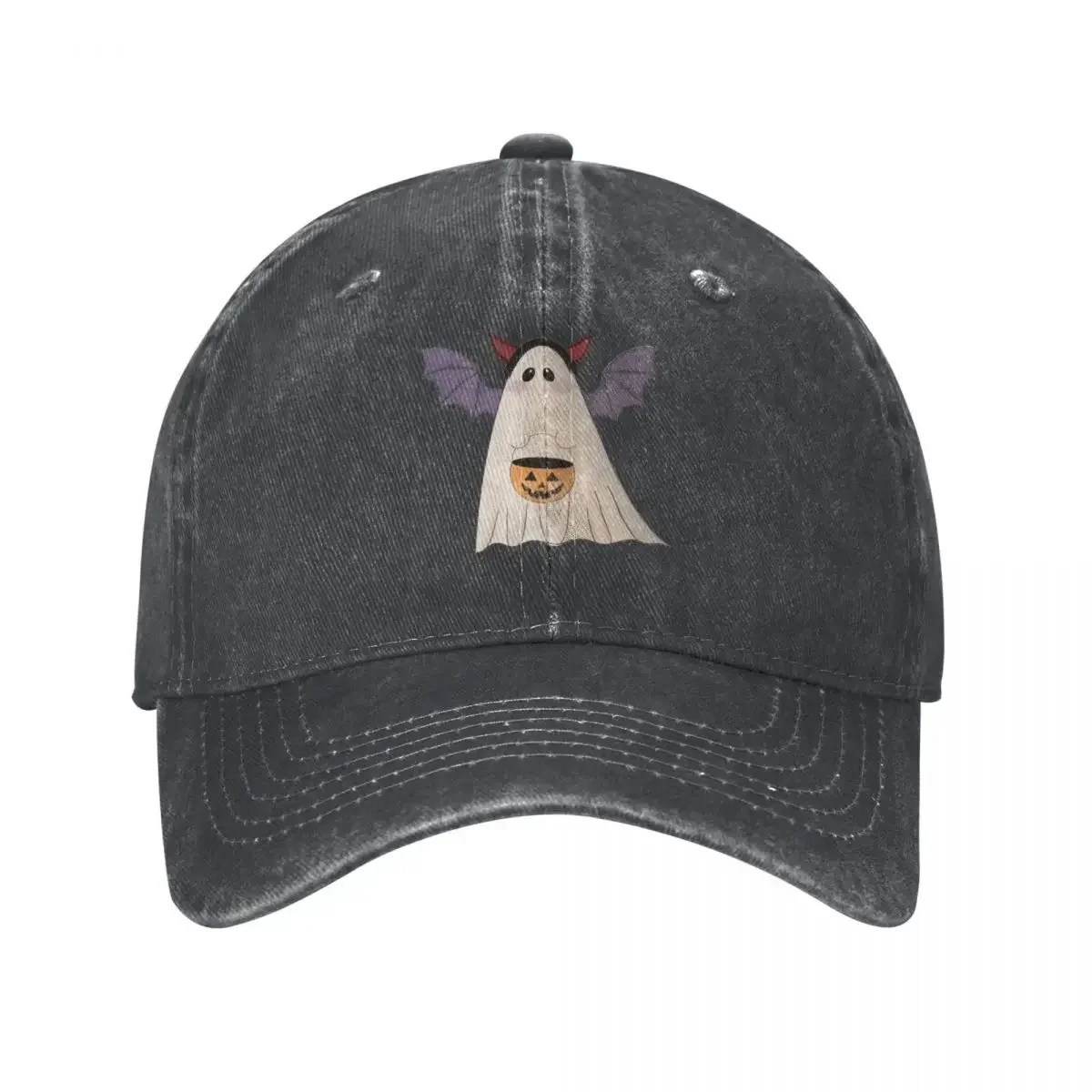 2026 Trick-or-Treating Halloween Ghost Cowboy Hat Bobble Hat Hat Baseball Cap Caps For Women Men's