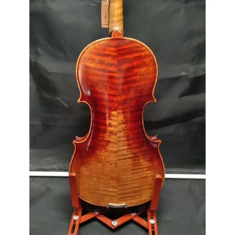 for Anti-pattern Antique 1/32-4/4 Handmade Violin Master-made Clear Lines Exquisite Flame Pattern on Neck High-quality