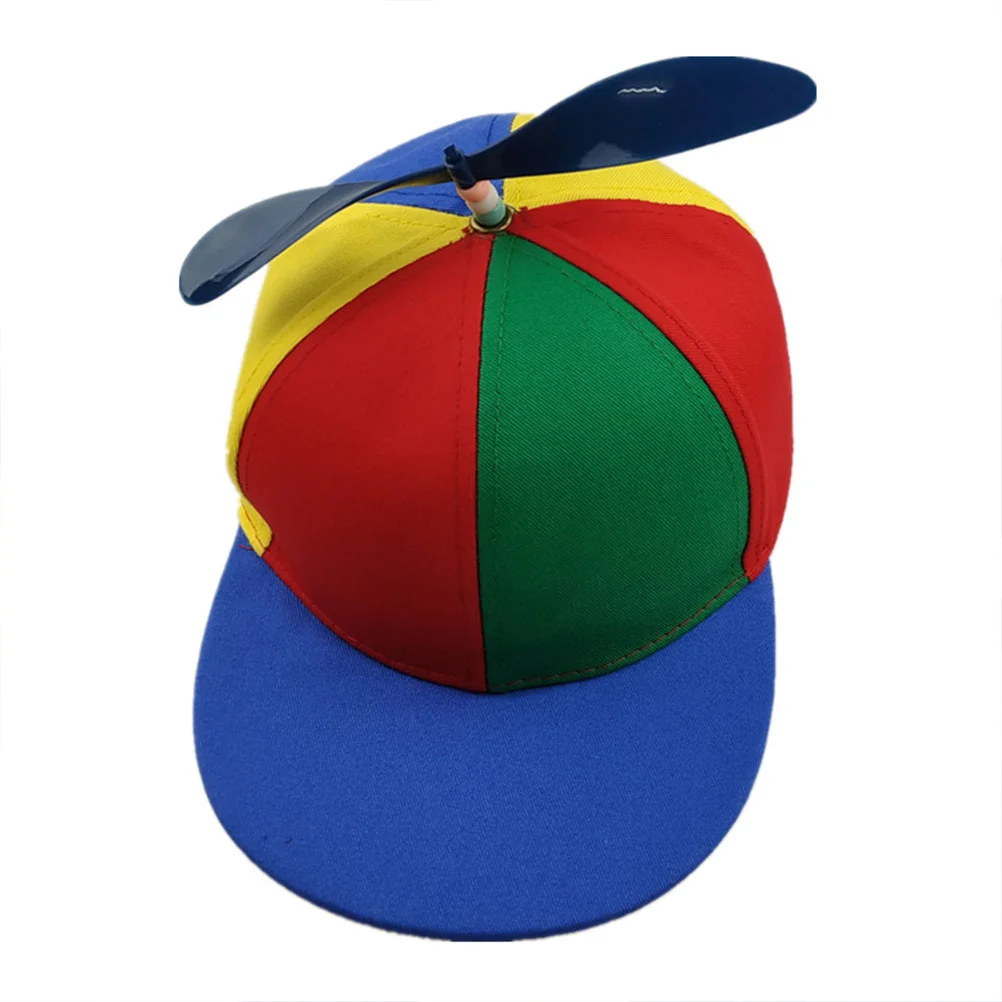 Gorro de helicóptero, gorra superior, sombrero de hélice de arcoíris, libélula para adulto, gorras que combinan con todo, béisbol para hombre