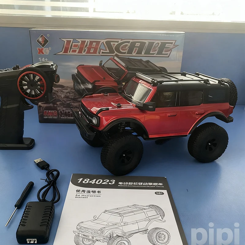 

WLtoys 184023 1/18 Professional RC Car Off Road 4x4 Mechanical Gear Shifting Switch Between Low And High Speed Climbing Car Toy