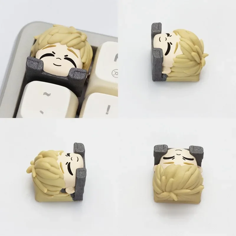 Imagem -06 - Laios-teclados Artesanais Personalizados em Resina Teclados 3d Anime Acessórios de Teclado Mecânico Presente para Crianças