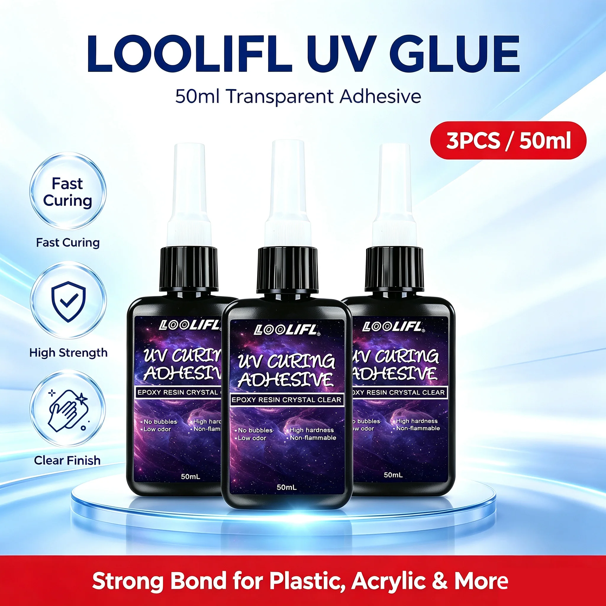 UV 레진 1~3개—투명하고 단단한 UV 경화형 에폭시 - Liquid Uv Glue Kit 리뷰 및 가격