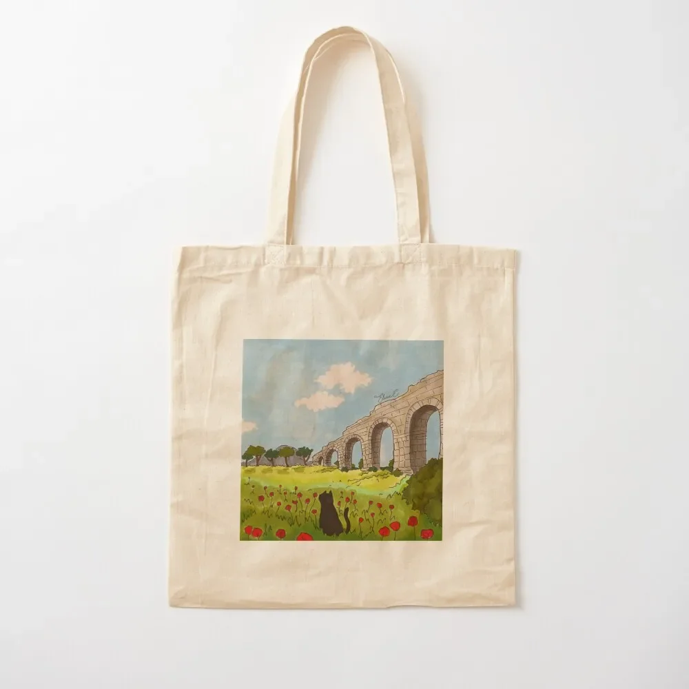 

Journal of a Cat in Rome - Parco degli Acquedotti Tote Bag reusable shopping bags hand bag ladies Tote Bag