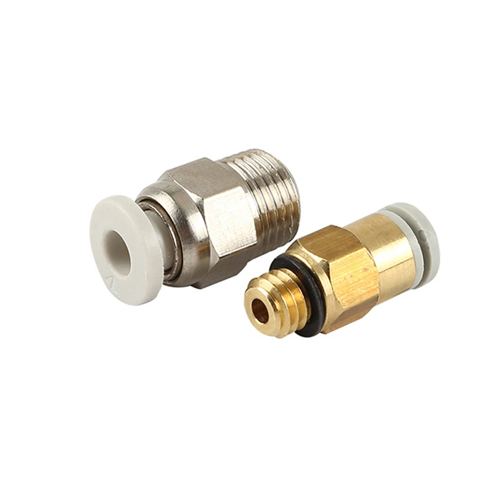 دائم هوائي موصل الكمبيوتر عن بعد أنبوب الهواء سريع ماسورة تركيب مقرنة ل Creality V6 CR-10 ثلاثية الأبعاد أجزاء الطابعة