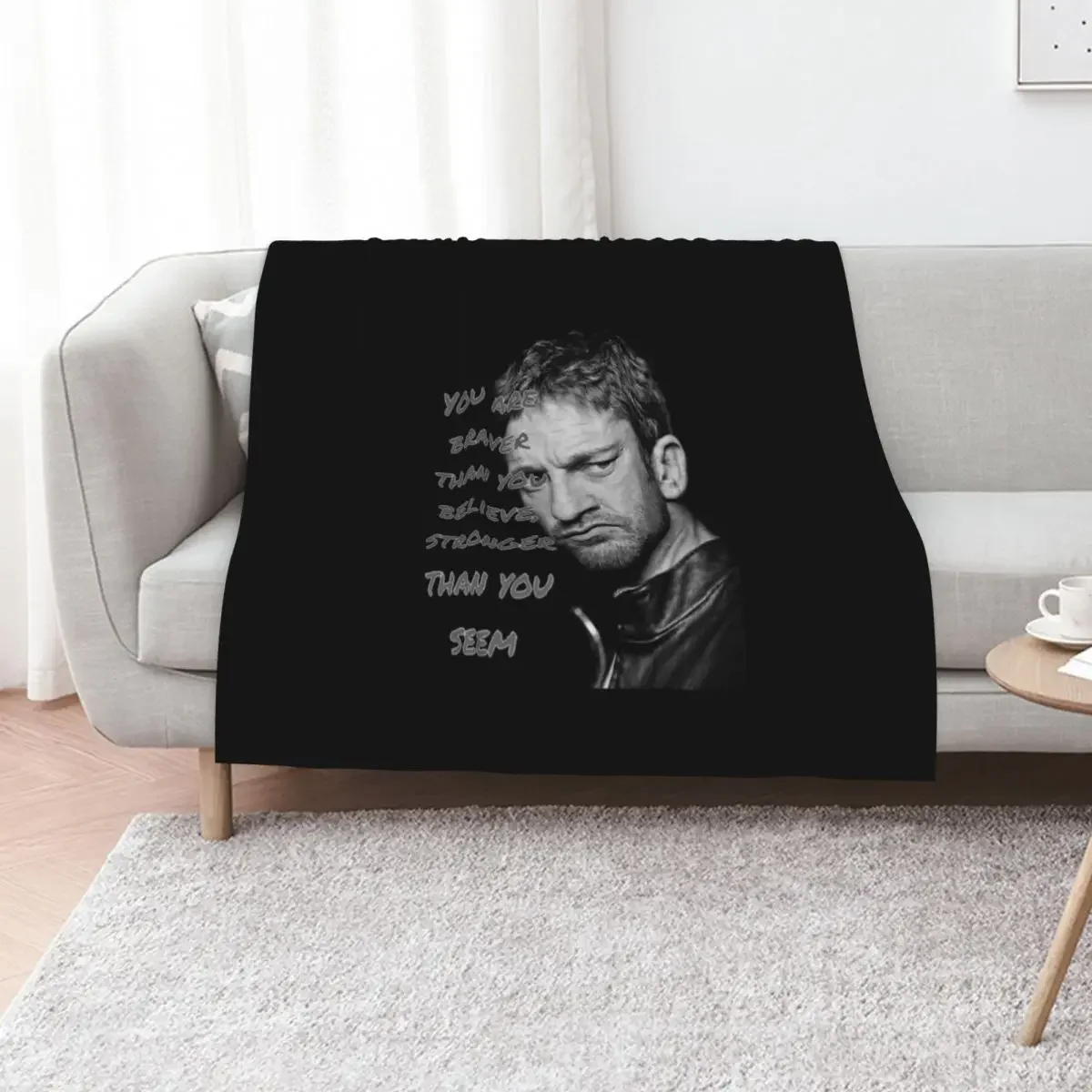 

Photo of Gerard butler Throw Blanket Shaggy Warm Extra Large Throw Thermals For Travel Blankets