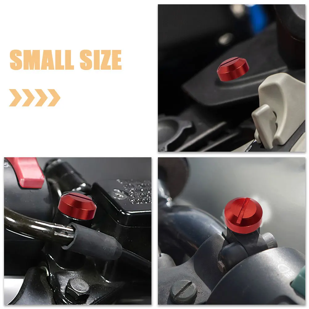 

4 шт., заглушки для отверстий для зеркал мотоцикла, прочные декоративные колпачки, винты для зеркал заднего вида, аксессуары, детали для мотоциклов, крышки для зеркал