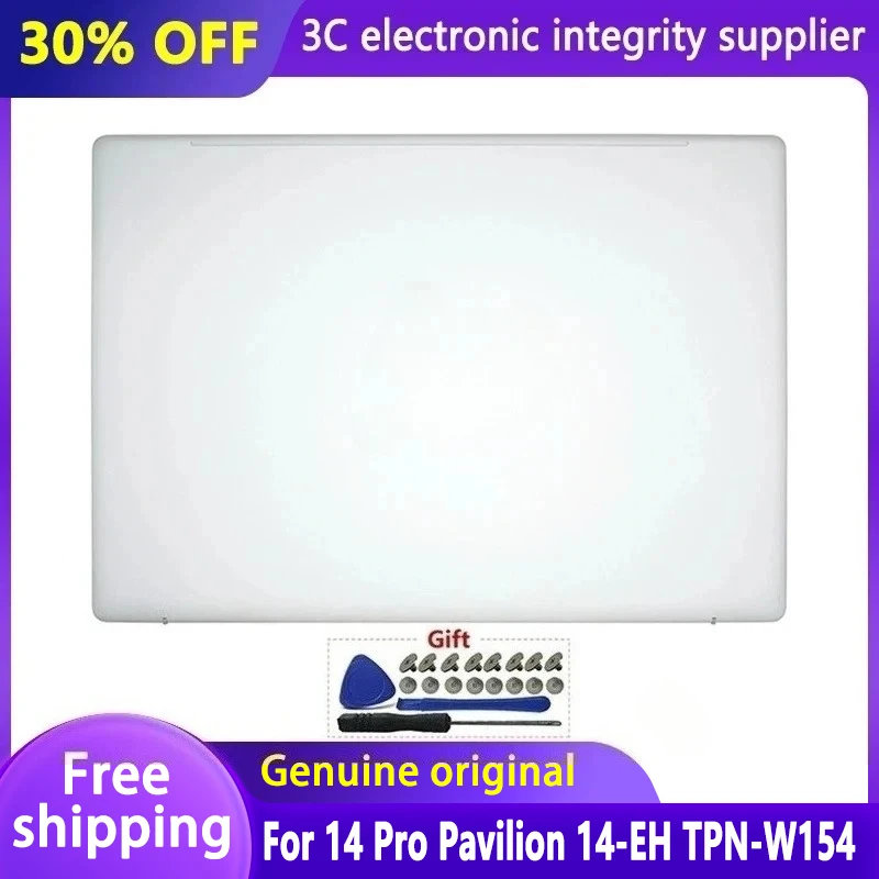 

New Original for 14 Pro Pavilion 14-EH TPN-W154 Laptop Case LCD Back Cover Rear Lid Top Housing Back Shell Replacement Silver