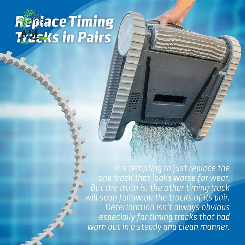 A05E-Pool Cleaner Climbing Ring For Dolphin Maytronics M200/M400 Robotic Replace Part 6101611-R4 Timing Track Part 9985006-R2