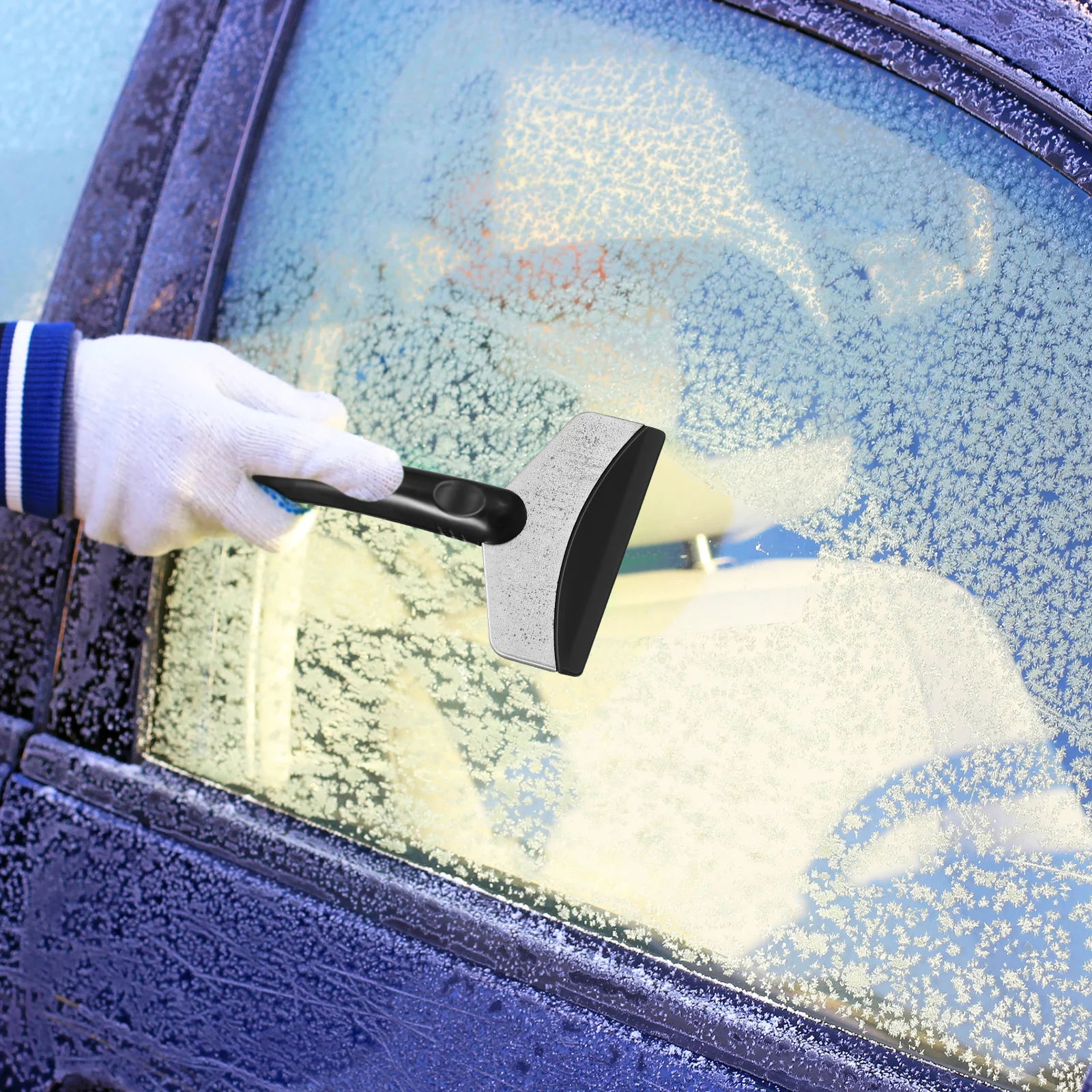 

Car Snow Shovel Durable Stainless Steel Ice Scraper Vehicle Snow Removal Tool Energy Saving Long Lasting Premium Material