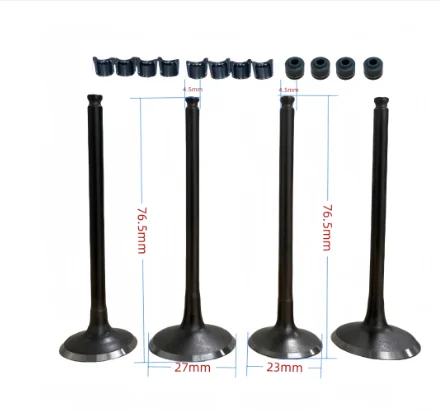 BB 2 pairs EU QUALITY Motorcycle Intake Exhaust Valve Stem Balance Shaft Engine Cylinder Head For benelli BJ250-15A BJ250 TNT250