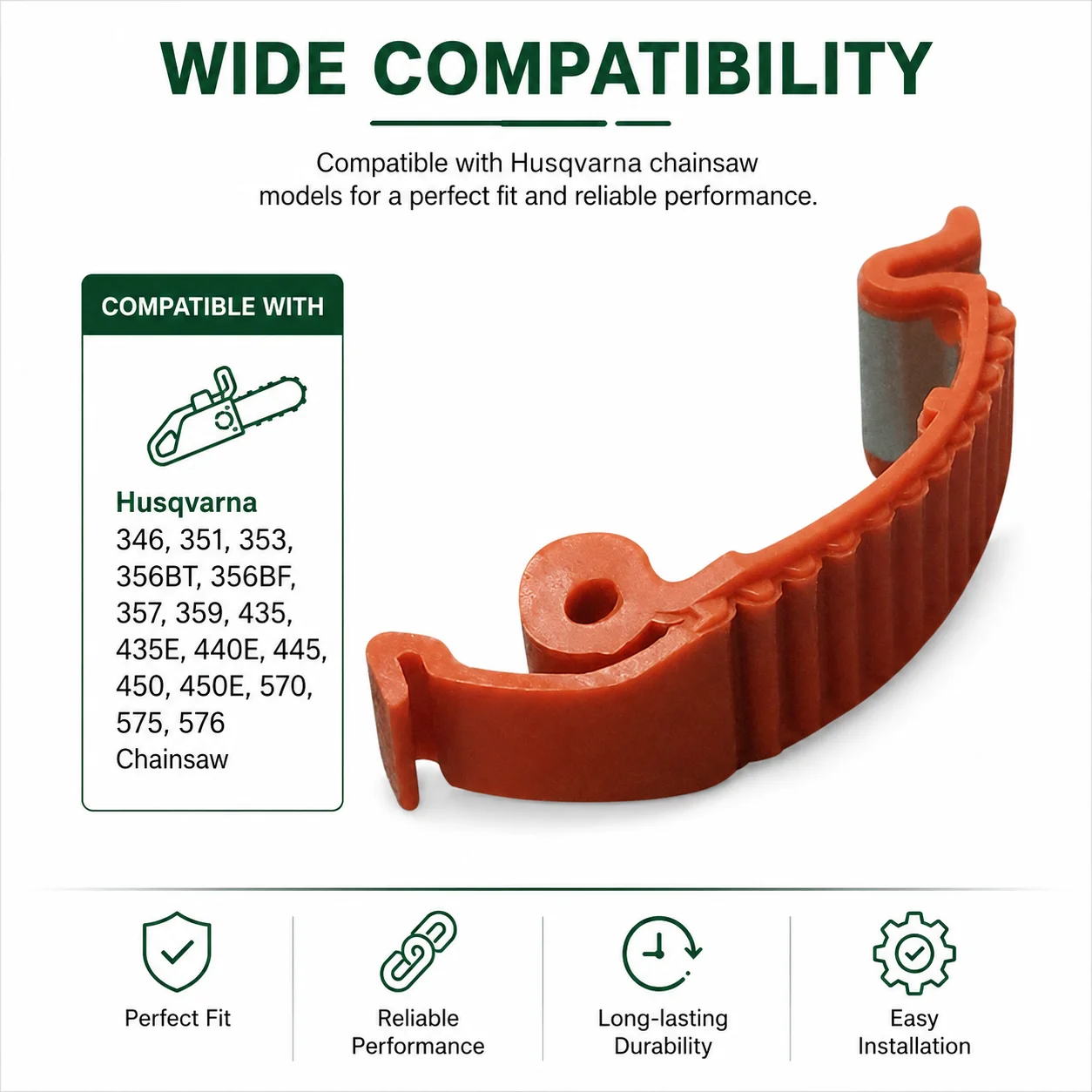Cylinder Cover Snap Clip Buckle For Husqvarna 435 440E 445 450 450E 570 575 576 346 351 353 Chainsaw Parts OEM 503894701 (10Pcs)