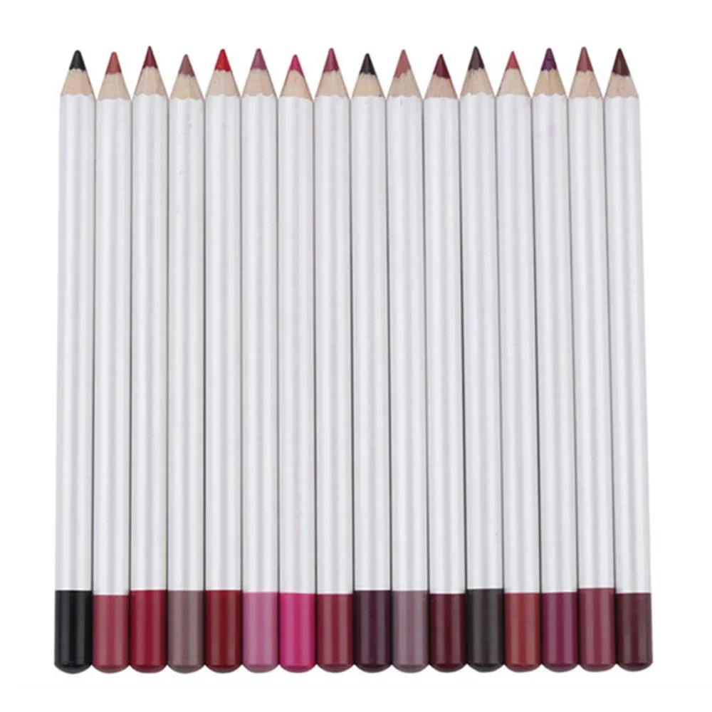 มังสวิรัติแต่งหน้าขายส่ง 21 สี 3 in 1 Lip Liner Eye Brow ดินสอลิปสติกปากกาอเนกประสงค์เครื่องสําอางค์ดินสอโลโก้ที่กําหนดเอง