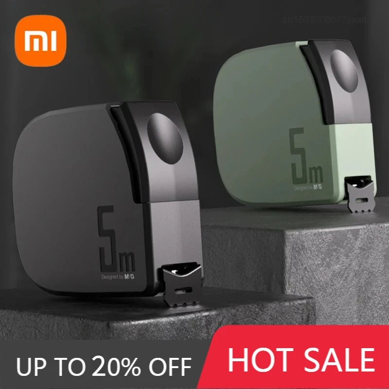 Xiaomi-fita Métrica de Aço Multifuncional Ferramentas de Medição Portáteis Alta Precisão Espessado Madeira 5m