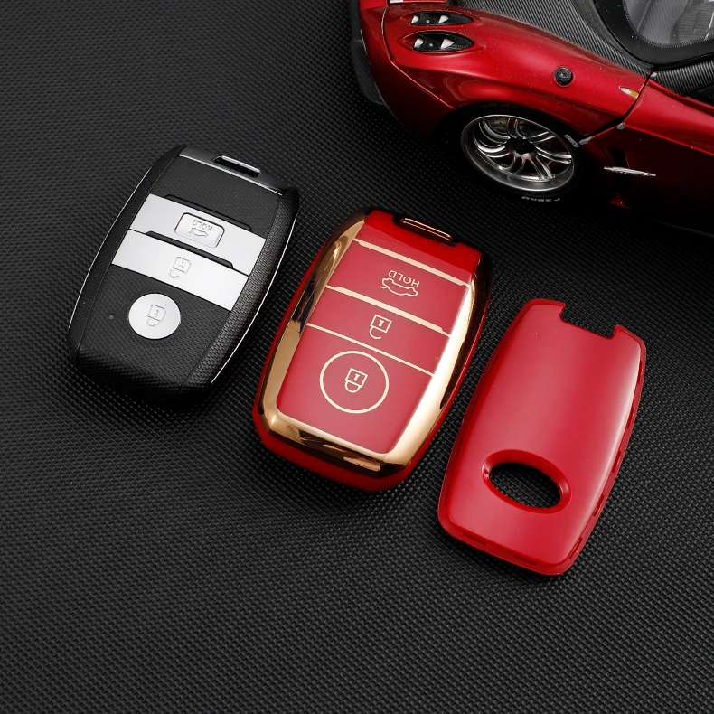 TPU Car Key Fob Case Cover for KIA Rio Rio5 Sportage Ceed Cerato K5 K4 K3 KX3 Cerato Sorento Optima Cerato Picanto Accessories