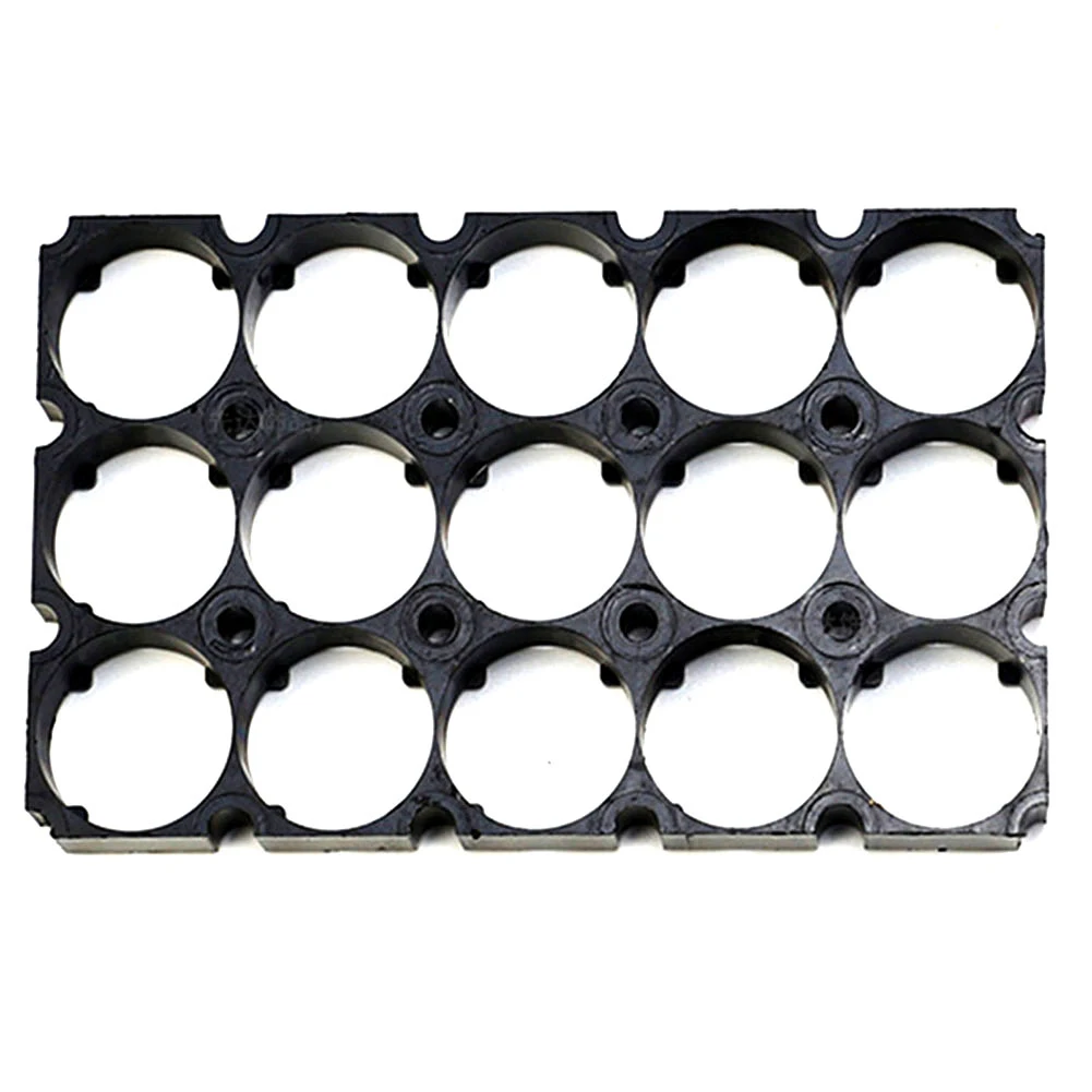 Battery Frame Brackets Battery Pack Brackets Misalignment-free Design Black Plastic Frame DIY Electronics Projects