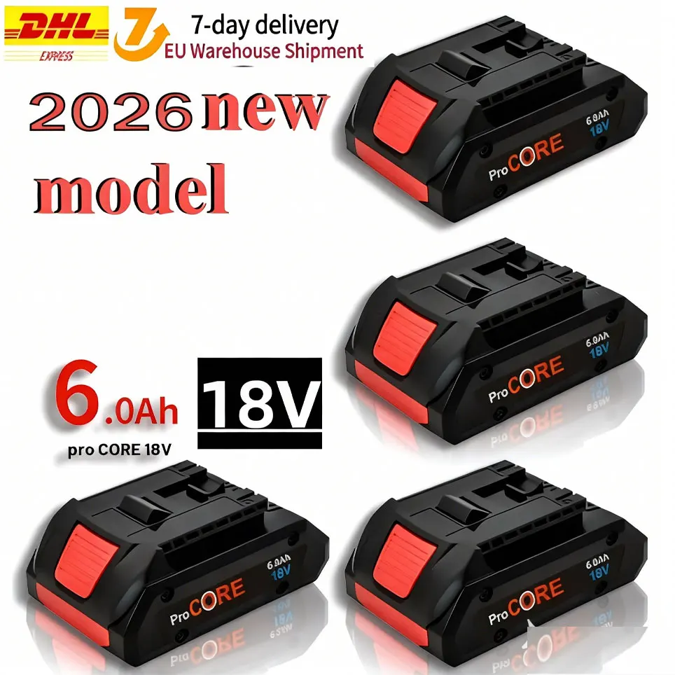 Für BOSCH 18V 21700 6,0Ah Akku ProCORE 18V Li-Ionen-Akku Professioneller Ersatz für BAT609 BAT618 mit BMS