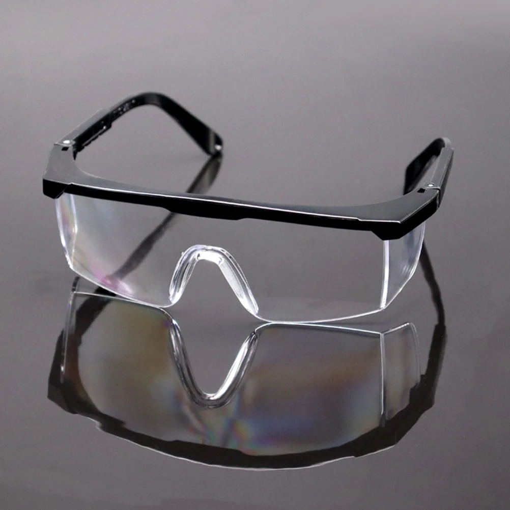 

Windproof Dustproof Black Edge Outdoor Riding Goggles Spray Glasses Telescopic Legs Lightweight Durable Plastic Material Protect