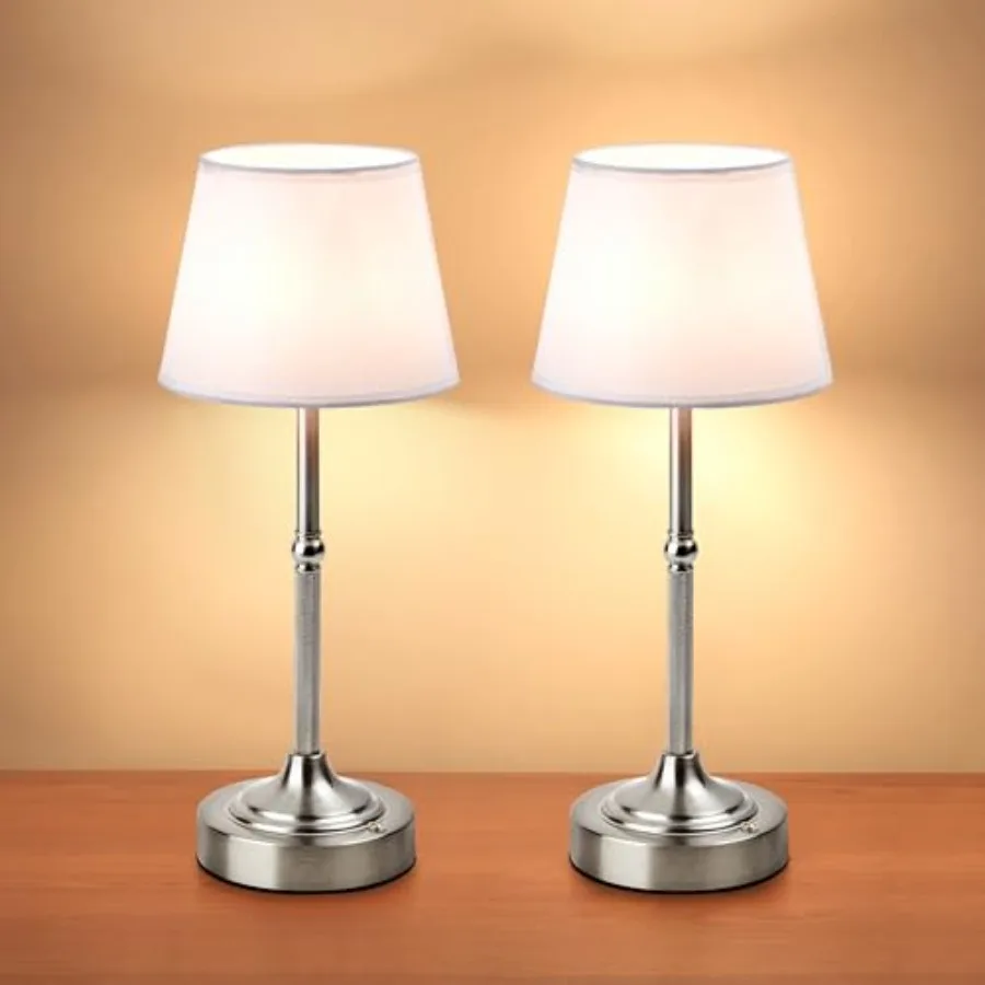 

Cordless Table Lamp Battery Operated Lamp with 3 Color Temps and Stepless Dimming 5200mAh Portable Rechargeable Table Lamp for