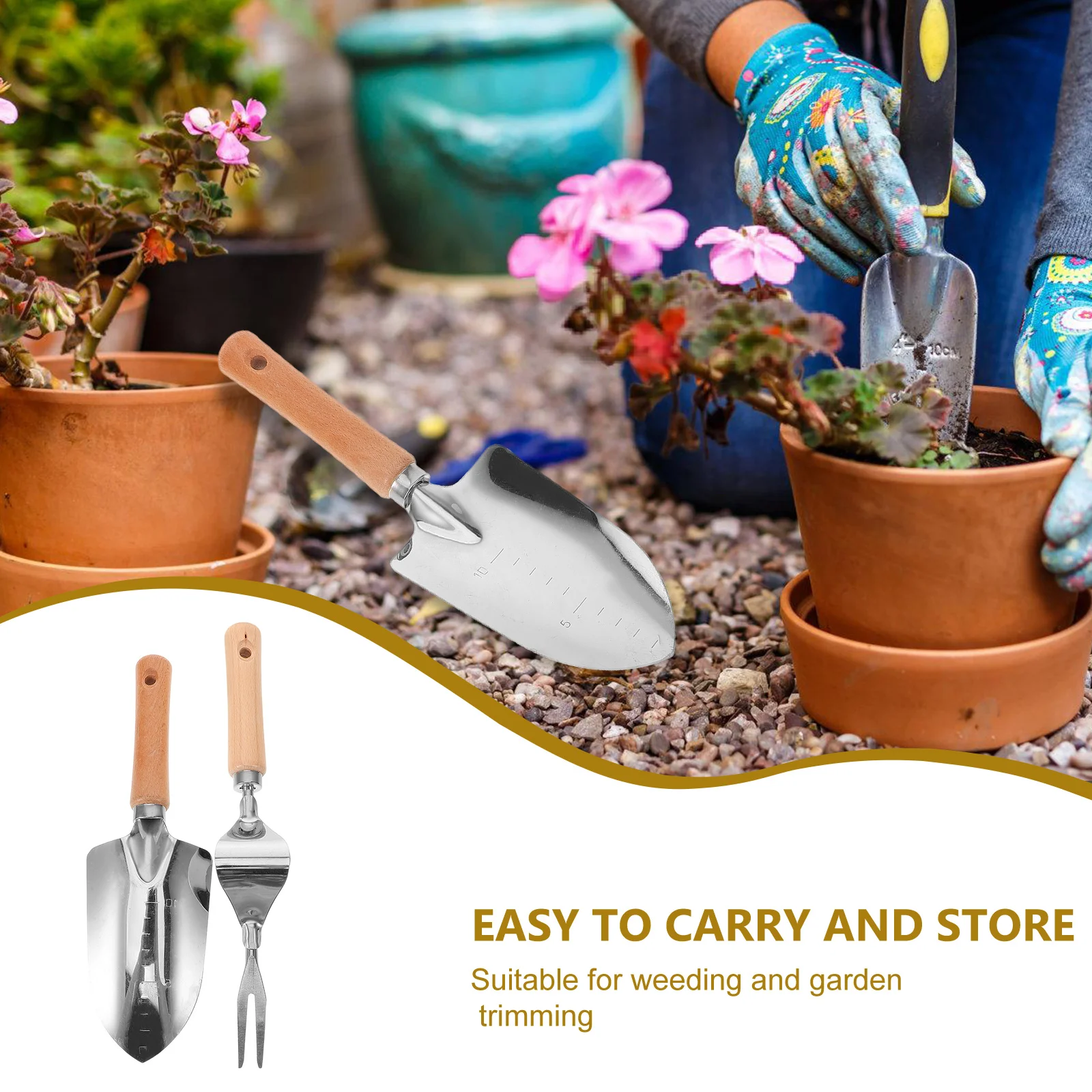 

1 set 2 Piece Weeding Tool Set Stainless Steel Manual Lawn Weed Puller Gardening Dandelion Rake Shrub Grass Hand Tools
