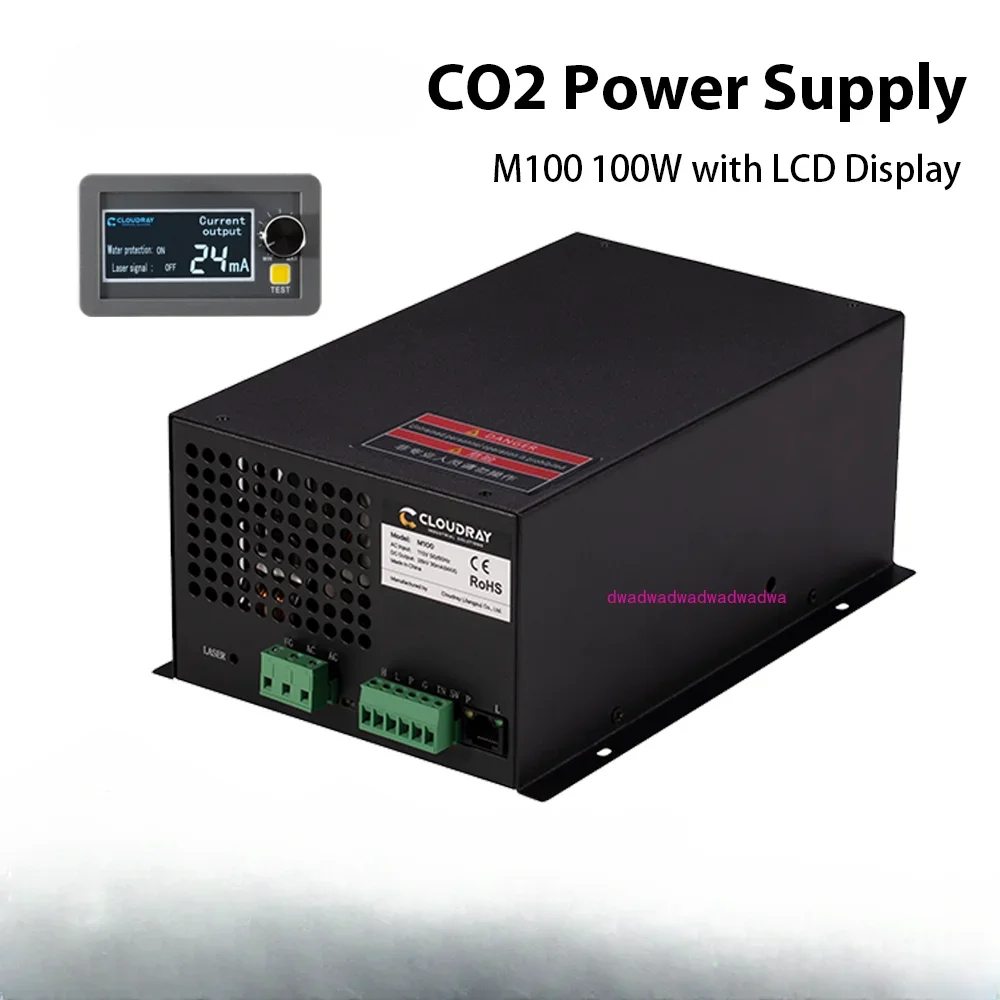 

Cloudray 80-100W CO2 Laser Power Supply for CO2 Laser Engraving Cutting Machine M100W category