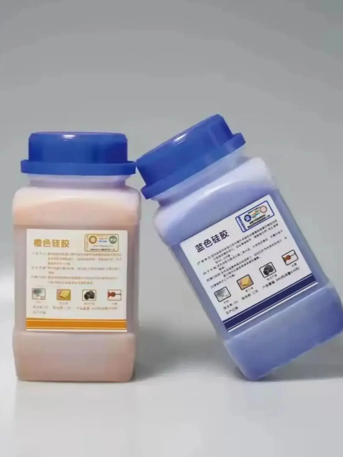 250/500g Blauw/oranje Waterdichte Herbruikbare Silicagel Kralen Flessen Vochtvanger Elektronisch Product Droogmiddel Ontvochtigen - afbeelding 2